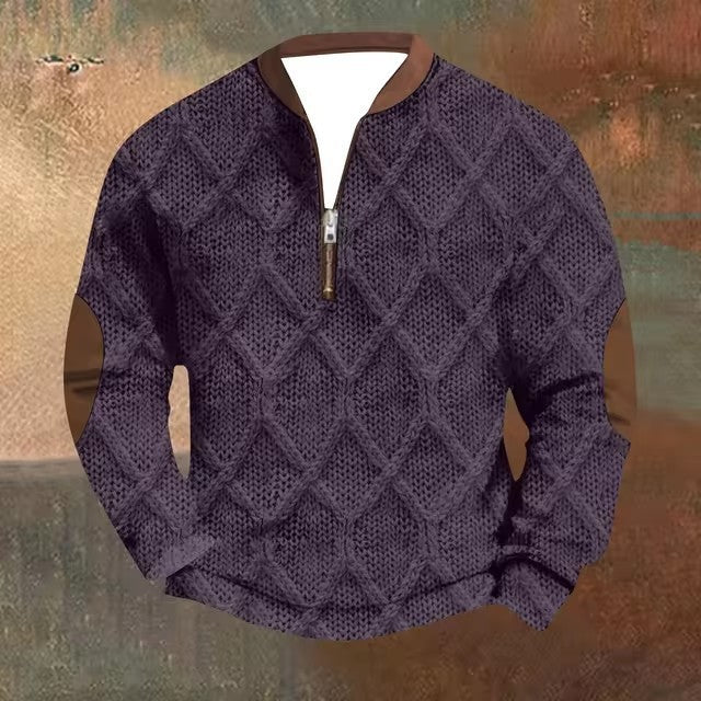 Draxon 3D-mønstret fleece-sweatshirt