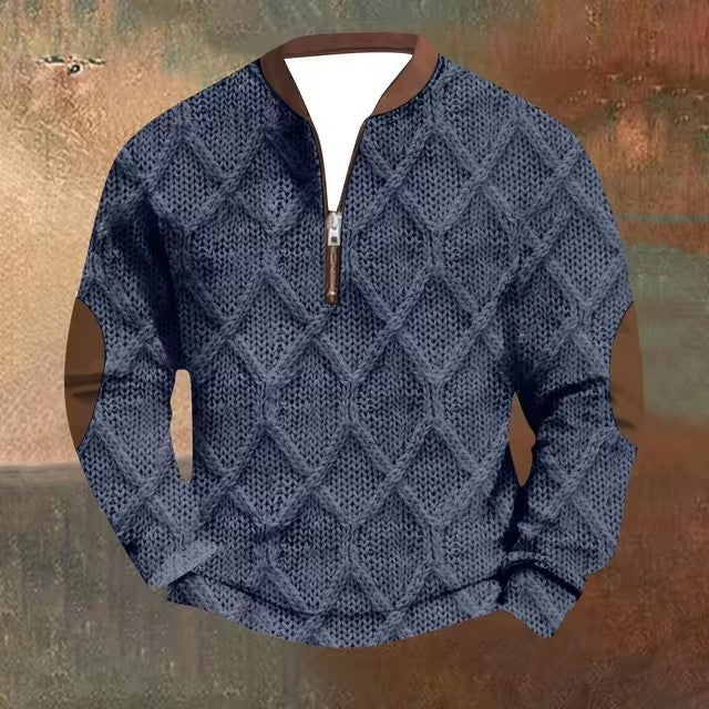 Draxon 3D-mønstret fleece-sweatshirt
