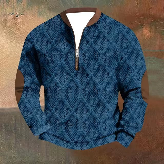 Draxon 3D-mønstret fleece-sweatshirt