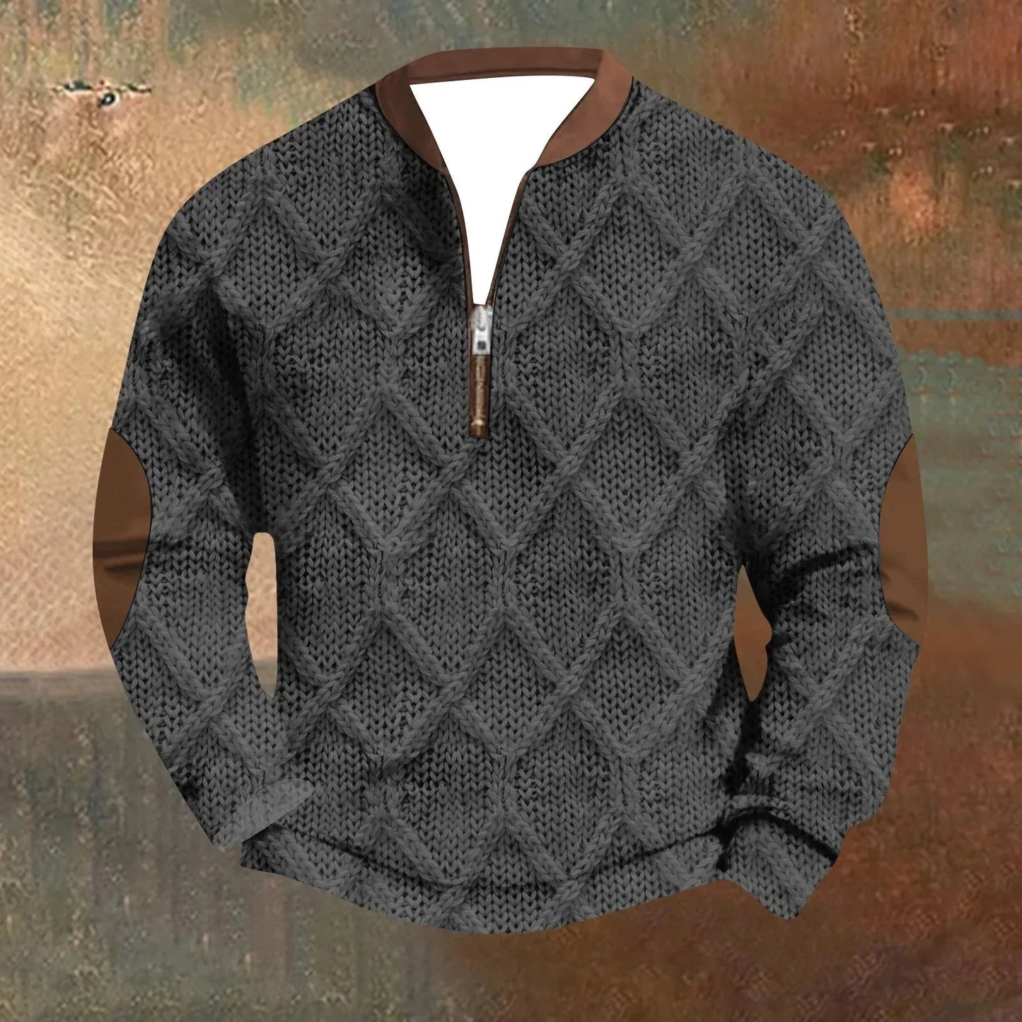 Draxon 3D-mønstret fleece-sweatshirt