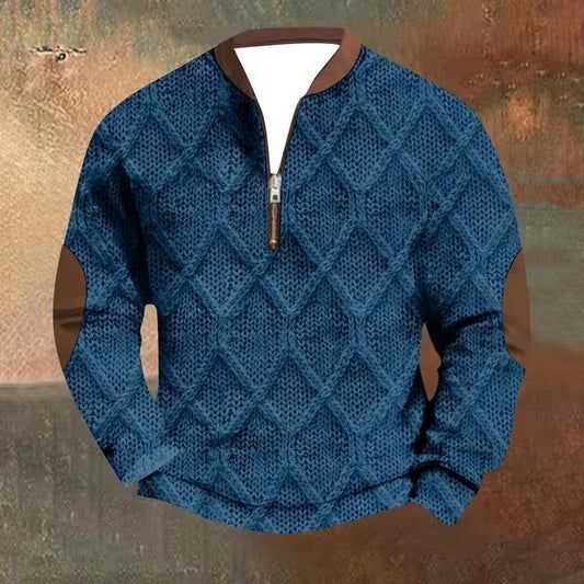Draxon 3D-mønstret fleece-sweatshirt